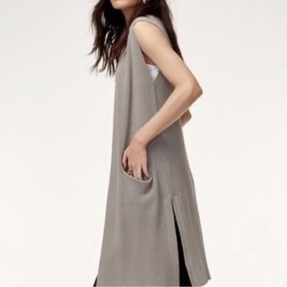 Aritzia Wilfred Dunkirk Knit Sweater Vest Cardigan - Picture 1 of 5